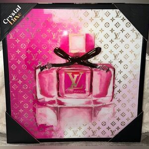 Crystal Luxe Designer Perfume Luis Vuitton Print Pictured Drawing Art Room Decor